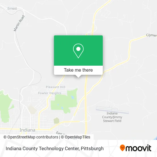 Indiana County Technology Center map