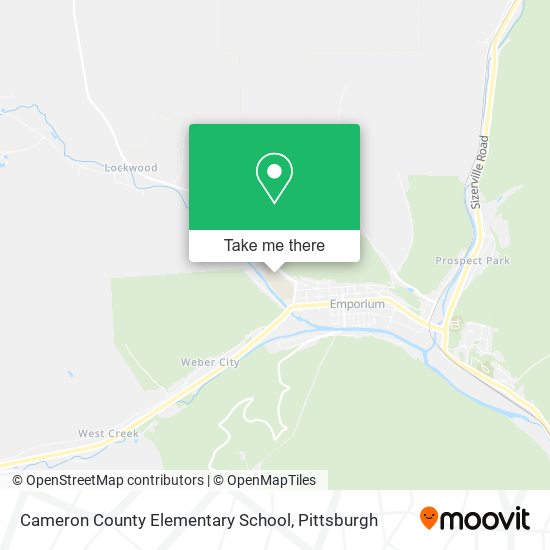 Mapa de Cameron County Elementary School