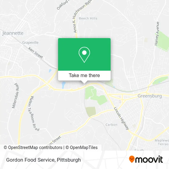 Gordon Food Service map