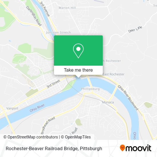 Mapa de Rochester-Beaver Railroad Bridge