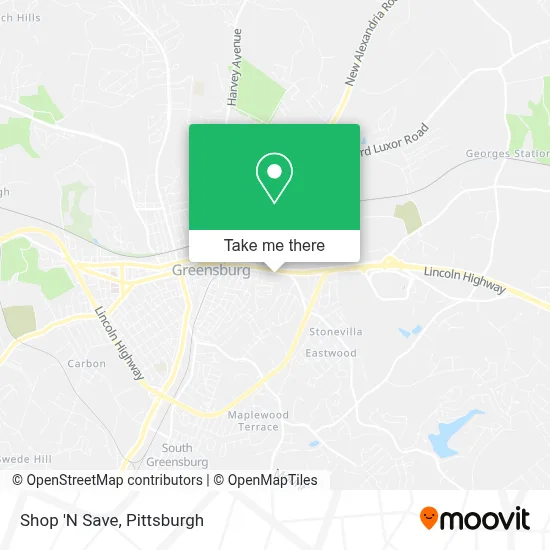 Shop 'N Save map