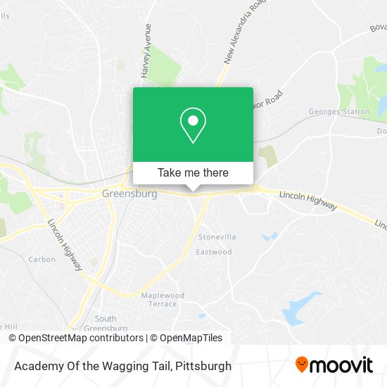 Academy Of the Wagging Tail map