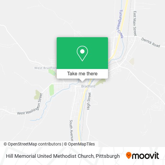 Mapa de Hill Memorial United Methodist Church