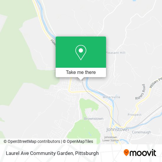 Laurel Ave Community Garden map