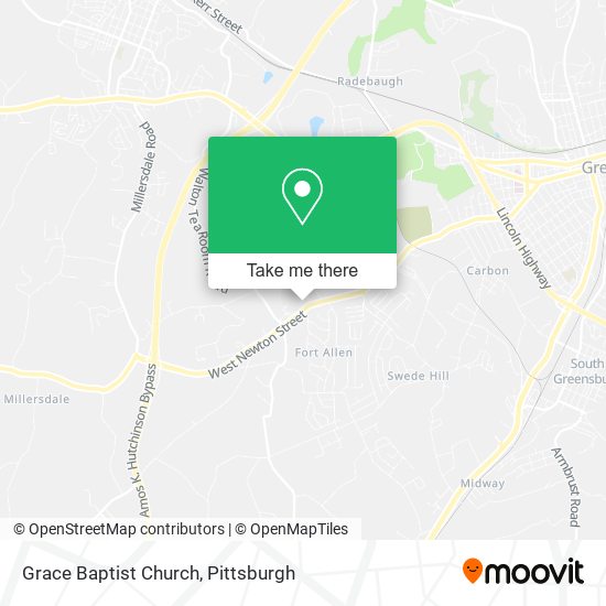 Grace Baptist Church map