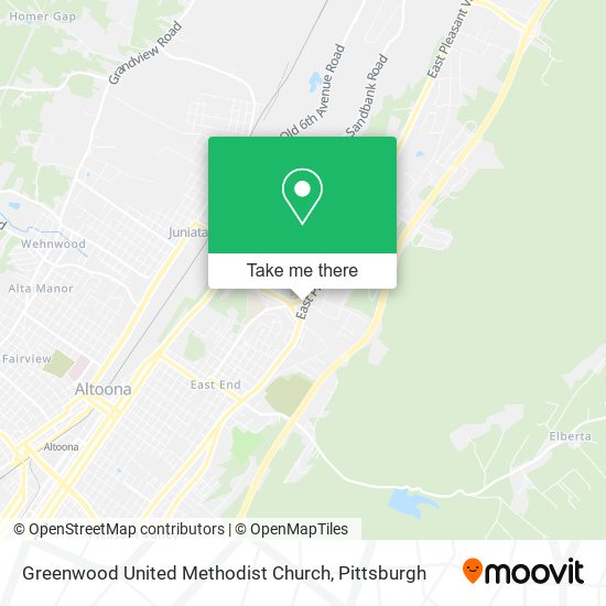 Mapa de Greenwood United Methodist Church