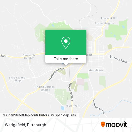 Mapa de Wedgefield