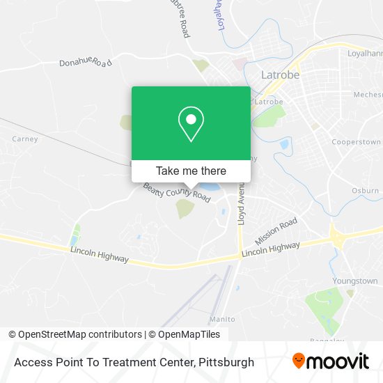 Mapa de Access Point To Treatment Center