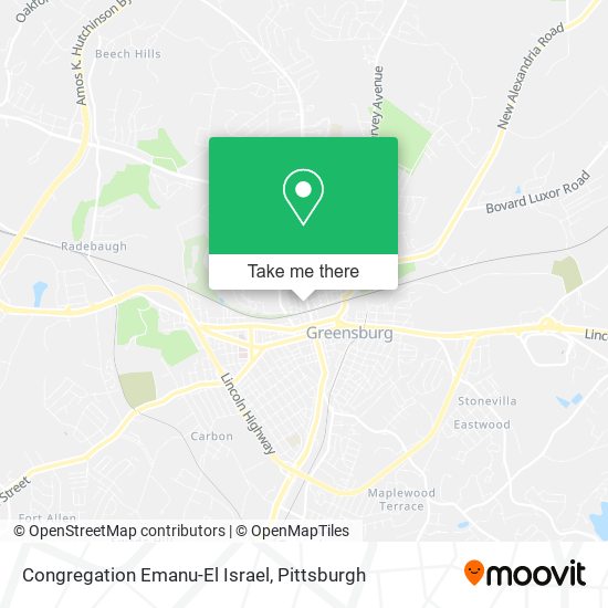 Congregation Emanu-El Israel map