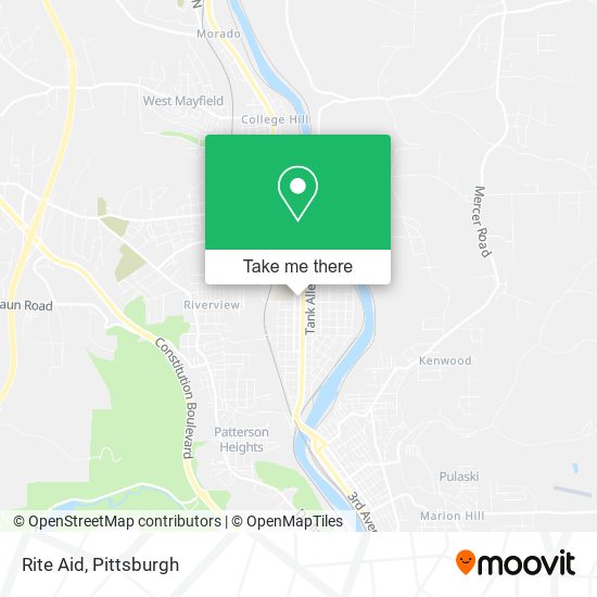 Mapa de Rite Aid