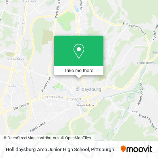 Hollidaysburg Area Junior High School map
