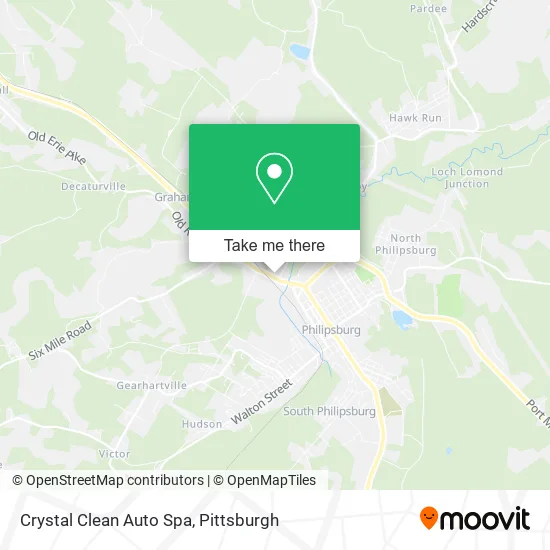 Crystal Clean Auto Spa map