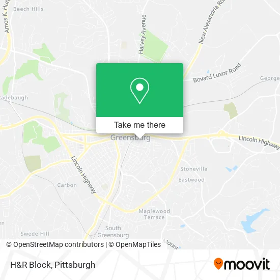 H&R Block map