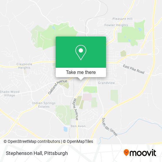 Stephenson Hall map