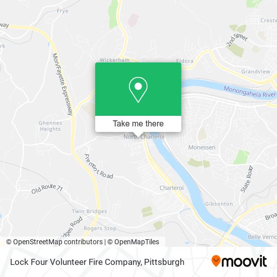 Mapa de Lock Four Volunteer Fire Company