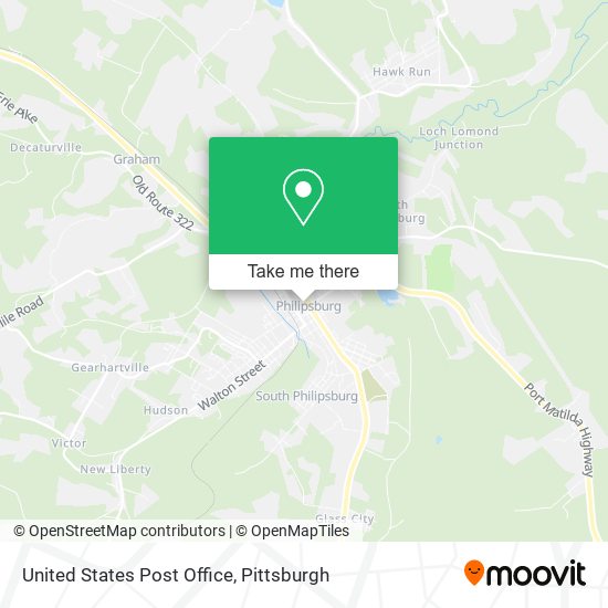 Mapa de United States Post Office
