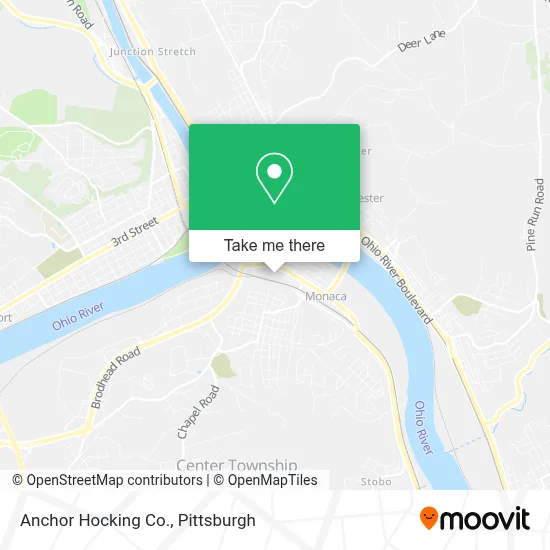 Anchor Hocking Co. map