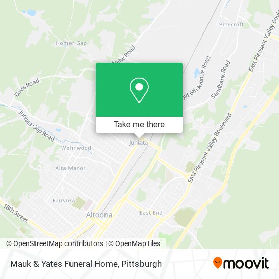 Mapa de Mauk & Yates Funeral Home