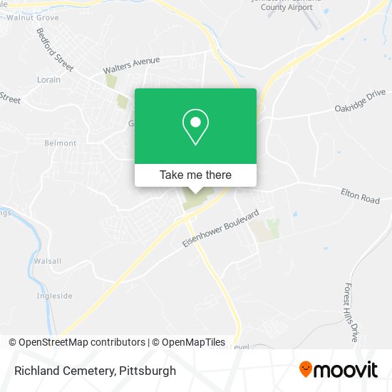 Richland Cemetery map