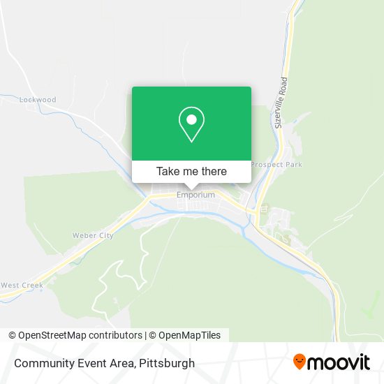 Community Event Area map