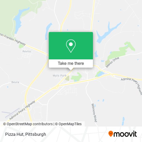 Pizza Hut map