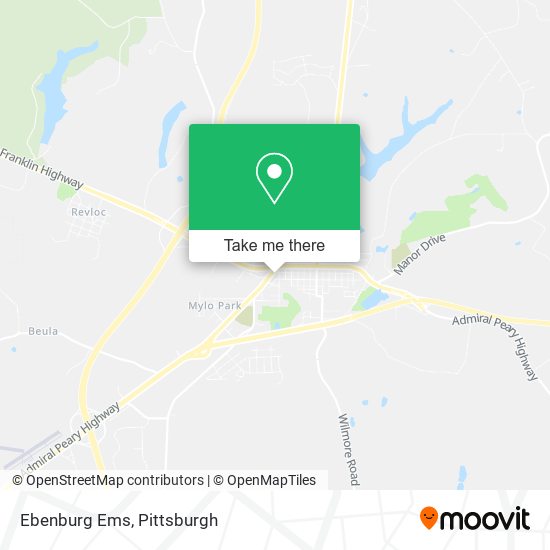 Ebenburg Ems map