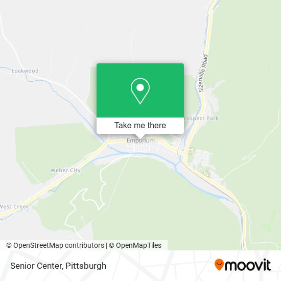 Mapa de Senior Center