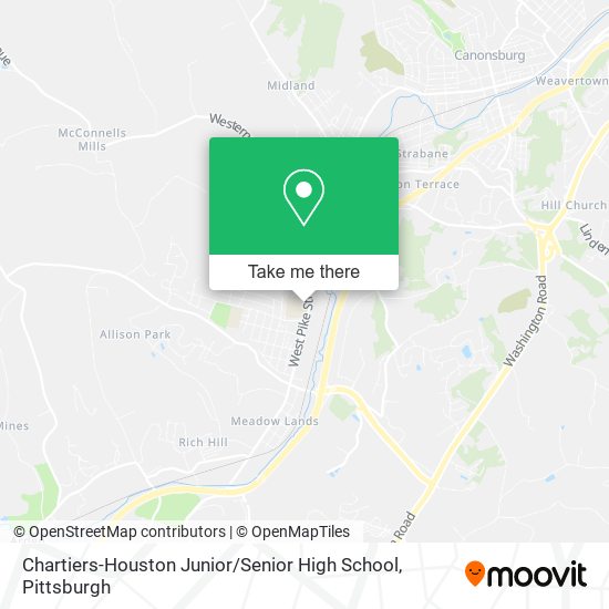 Mapa de Chartiers-Houston Junior / Senior High School