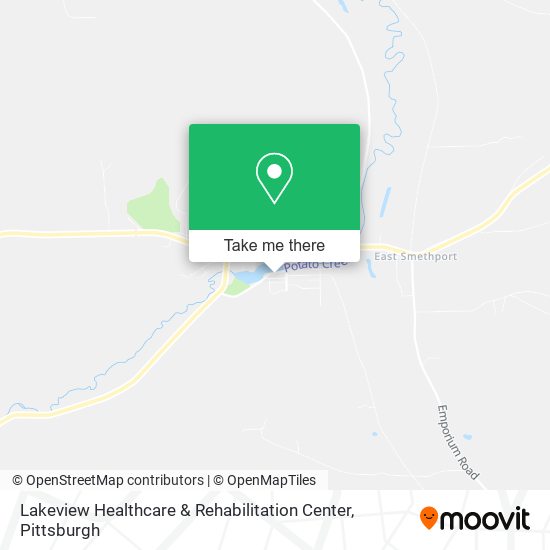 Mapa de Lakeview Healthcare & Rehabilitation Center