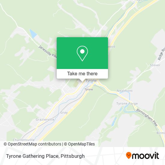 Tyrone Gathering Place map