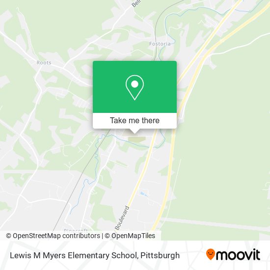 Lewis M Myers Elementary School map