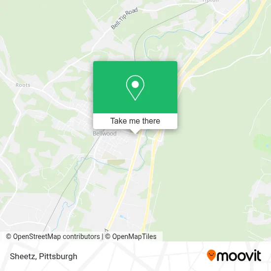 Sheetz map