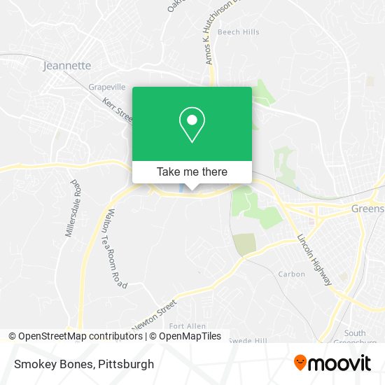 Smokey Bones map