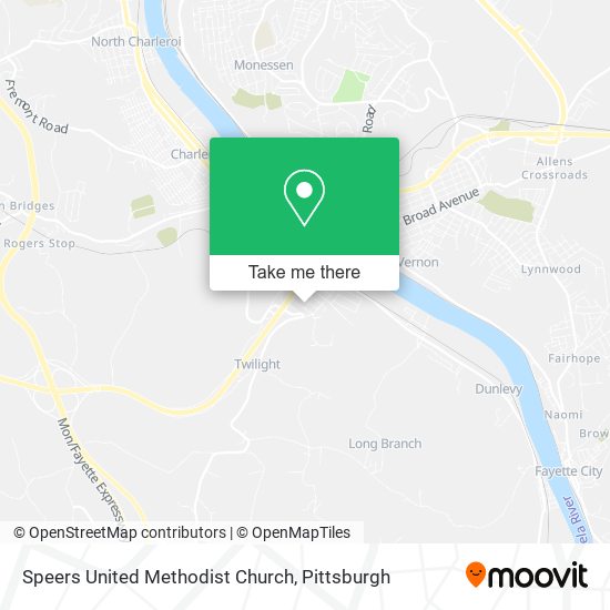 Mapa de Speers United Methodist Church