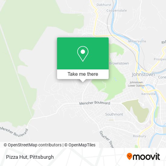 Mapa de Pizza Hut