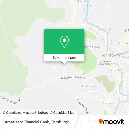 Ameriserv Financial Bank map