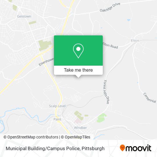 Municipal Building / Campus Police map