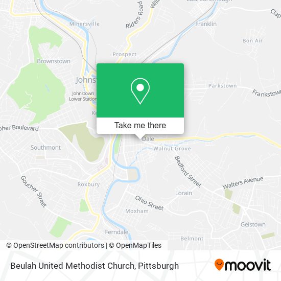 Beulah United Methodist Church map