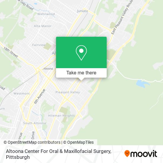 Mapa de Altoona Center For Oral & Maxillofacial Surgery