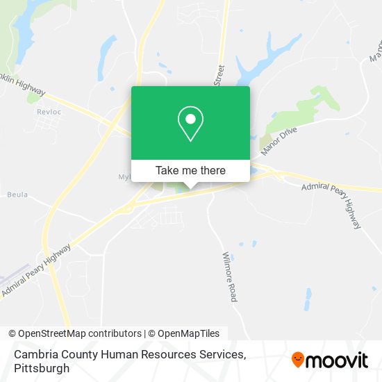 Mapa de Cambria County Human Resources Services