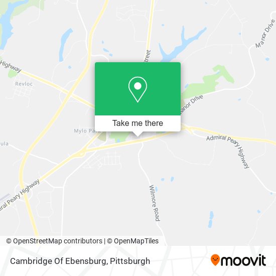 Cambridge Of Ebensburg map