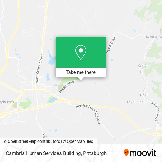 Cambria Human Services Building map