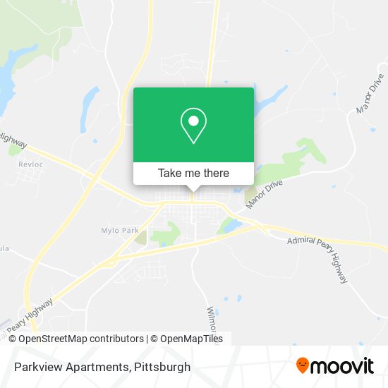 Parkview Apartments map