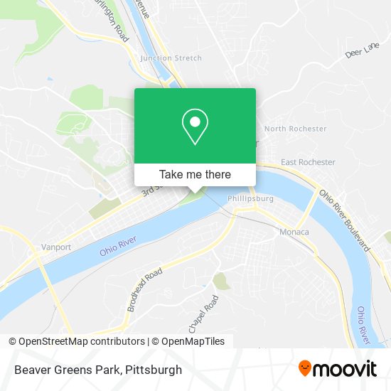 Beaver Greens Park map