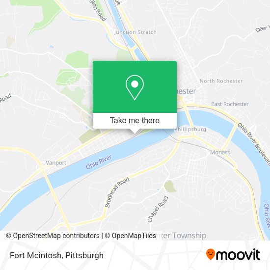 Mapa de Fort Mcintosh