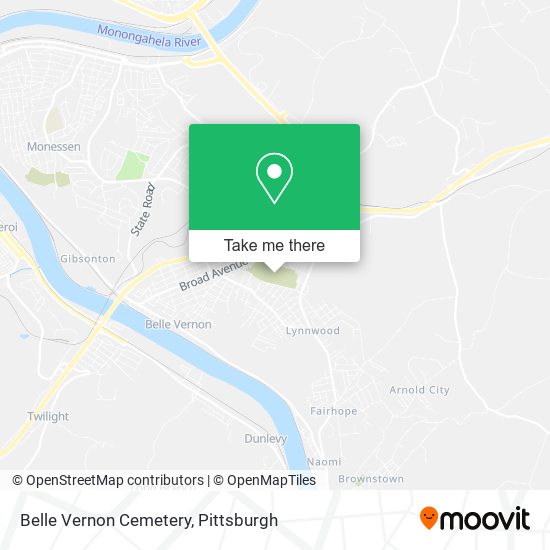 Mapa de Belle Vernon Cemetery