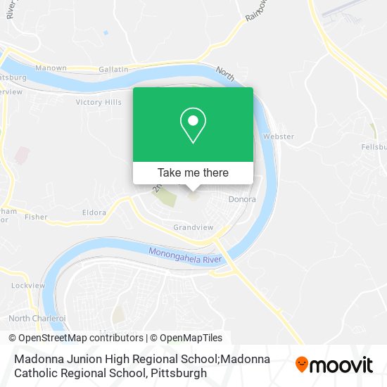 Mapa de Madonna Junion High Regional School;Madonna Catholic Regional School