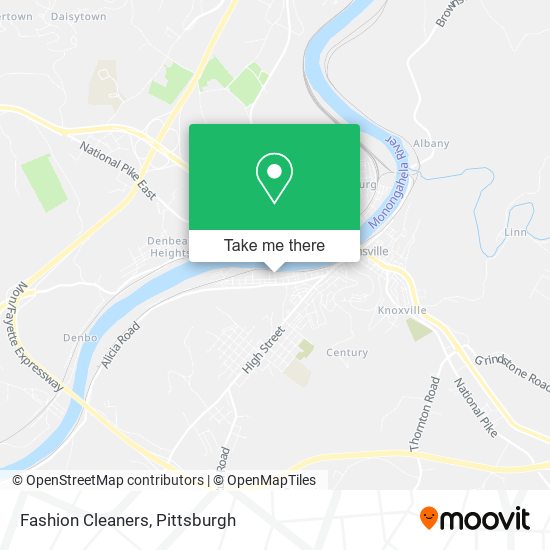 Fashion Cleaners map