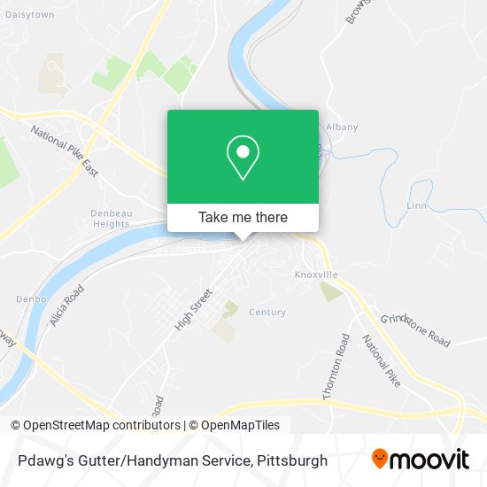 Pdawg's Gutter / Handyman Service map