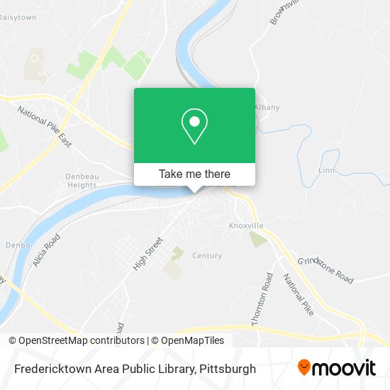 Mapa de Fredericktown Area Public Library